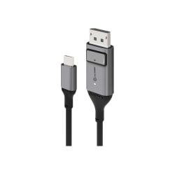 ALOGIC Ultra - DisplayPort cable - 24 pin USB-C (M) to DisplayPort (M) - 6.6 ft - 4K support - space gray
