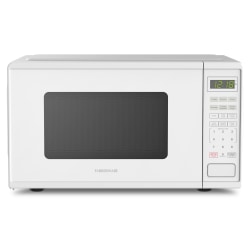 Farberware 900W Microwave Oven, 0.9 Cu. Ft., White, Total Qty 1