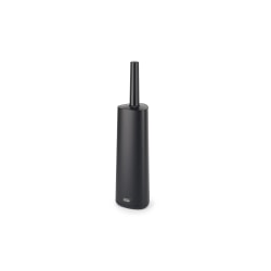 Joseph Joseph Flex 360 Toilet Brush And Holder, 17-1/4", Black