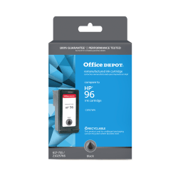 Office Depot® Brand Remanufactured Black Ink Cartridge Replacement For HP 96, OD296