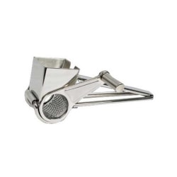 Winco Stainless-Steel Rotary Cheese Grater, Silver