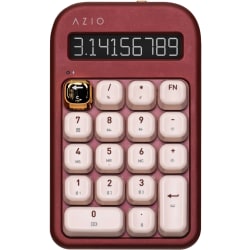 AZIO IZO Number Pad/Standalone Calculator, Blue Switches, Baroque Rose, AZI917800F065