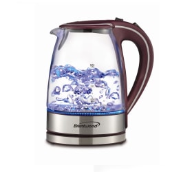 Brentwood Tempered Glass Tea Kettle, 1.7-Liter, Purple