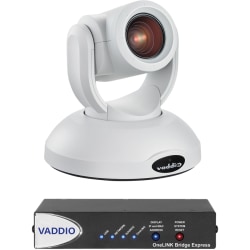 Vaddio RoboSHOT® 20 UHD PTZ Video Conferencing Camera, White
