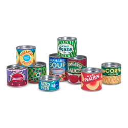 Melissa & Doug Grocery Cans