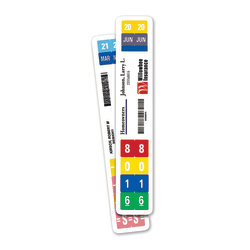Smead® ColorBar Laser Labels, 02482, Oblong, 8" x 1-1/2", White, Pack Of 1,008 Labels
