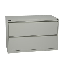 Office Star™ Core 20"D Lateral 2-Drawer File Cabinet, Light Gray