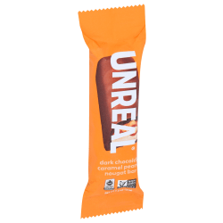 Unreal Dark Chocolate Caramel Peanut Nougat Bars, 1.2 Oz, Total Qty 12