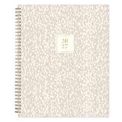 2027 Blue Sky Dalmatia Tan Weekly/Monthly Planning Calendar, 8.5x11, 0%, PP, Jan-Dec, RY27
