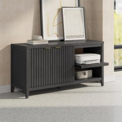 Thomasville Rivington 60"W Credenza, Raven Black