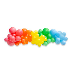 Office Depot® Back-To-School Balloon Arch, Assorted Sizes, Assorted Colors, Pack Of 72 Balloons