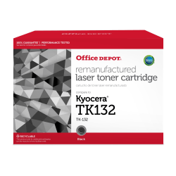 Office Depot® Standard Yield Black Toner Cartridge Replacement For Kyocera Mita TK132, ODTK132