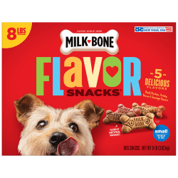 Milk-Bone® Flavor Snacks Dog Biscuits, 8-Lb Box