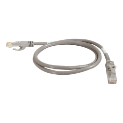 C2G 8ft Cat6 Ethernet Cable - Snagless Unshielded (UTP) - Gray - Patch cable - RJ-45 (M) to RJ-45 (M) - 03968