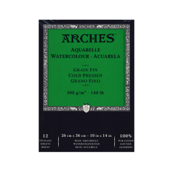 Arches® Watercolor Pad, 10" x 14", Cold-Pressed, 140 Lb, White