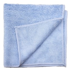 Pro-Clean Basics Microfiber Towels, Terry Microfiber, 16" x 16", Blue, Pack Of 48 Towels