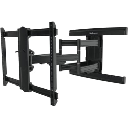 StarTech.com TV Wall Mount - Full Motion Articulating Arm - Up to 100 in. TV - Mount a large-screen VESA mount display up to 100" with max weight of 165 lb. / 75 kg (fits curved TVs, with compatible VESA mount)