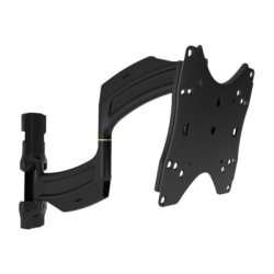 Chief Thinstall Medium 18" Extension Single Arm Wall Mount - For Displays 32-55" - Black - Mounting kit (dual swing arm) - medium - for flat panel - 18" extension - black - screen size: 32"-55" - wall-mountable