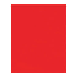 Partners Brand 2 Mil Colored Reclosable Poly Bags, 10" x 12", Red, Case Of 1000
