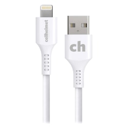 cellhelmet® Charge And Sync USB-A To Lightning® Round Cable, 10', White