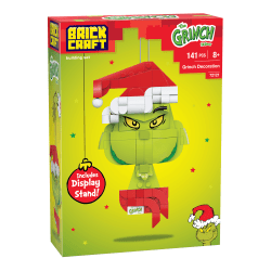 Brickcraft The Grinch Decoration Brick Building Set, Total Qty 1