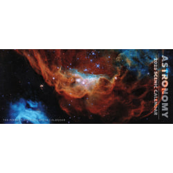 2025 Willow Creek Press Panoramic Monthly Wall Calendar, Scenic, 15" x 6-1/2", Astronomy, January To December, 48276