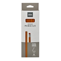 Office Depot® Brand Wood Pencils, #2 Lead, Medium, Pack of 8