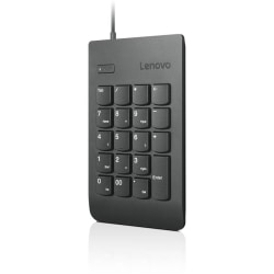 Lenovo USB Numeric Keypad Gen II - Cable Connectivity - USB Interface - Notebook, Tablet - PC - Black