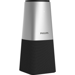Philips SmartMeeting Portable Conference Microphone PSE0540 with Sembly Meeting Assistant - Smart Speech Enhancing, Noise-Filtering, 360 recording, 4-array microphone, Powerful Battery integrated