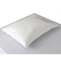 Medline Ultracel Disposable Tissue/Polyethylene Pillowcases, 21" x 30", White, Case Of 100