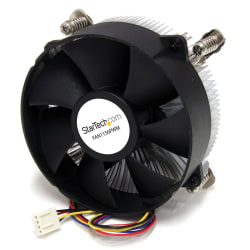 StarTech.com 95mm CPU Cooler Fan with Heatsink for Socket LGA1156/1155 - w/ Pulse Width Modulation (PWM) (FAN1156PWM) - Processor cooler - (for: LGA1156, LGA1155) - aluminum - 95 mm
