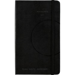 2025 AT-A-GLANCE® Plan. Write. Remember. Weekly/Monthly Planner, 5" x 8-1/4", Black, January To December