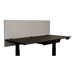 Luxor RECLAIM PET Acoustic Privacy Panel, 24" x 60", Misty Gray