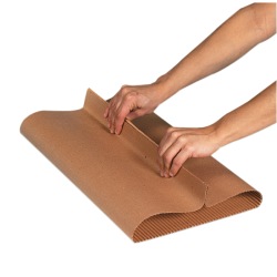 Office Depot® Brand Cohesive Singleface Corrugated Roll, 18" x 25'