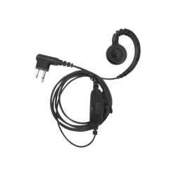 Motorola TDSourcing P-6423 - Earphones with mic - ear-bud - over-the-ear mount - wired