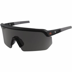 Ergodyne Safety Glasses, Black/Smoke