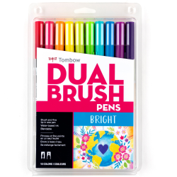 Tombow Dual Brush Pen Set, 10 / Pack