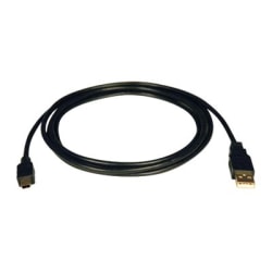 Eaton Tripp Lite Series USB 2.0 A to Mini-B Cable (A to 5Pin Mini-B, M/M), 3 ft. (0.91 m) - USB cable - USB (M) to mini-USB Type B (M) - USB 2.0 - 3 ft - molded - black