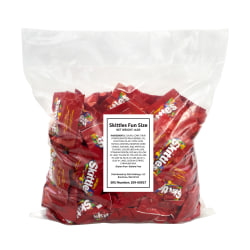 Skittles Fun-Size Packs, 4-Lb Box