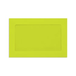 LUX #6 1/2 Full-Face Window Envelopes, Middle Window, Gummed Seal, Wasabi, Pack Of 250