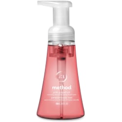 Method Pink Grapefruit Foaming Hand Wash - Pink Grapefruit Scent - 10 fl oz (295.7 mL) - Pump Bottle Dispenser - Hand - Light Pink - Pleasant Scent, Paraben-free, Phthalate-free, Triclosan-free, EDTA-free - 6 / Carton