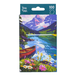 Brea Reese 100-Piece Mini Puzzle, Lake Life, 5" x 7", Total Qty 1