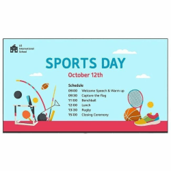 LG 65UM340E0UZ - 65" Diagonal Class UM340E Series LED-backlit LCD display - with TV tuner - education - Android - 4K UHD (2160p) 3840 x 2160