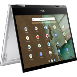 Asus Laptop Flip CM3 2-In-1 Laptop, 12" Touchscreen, 4GB Memory, 64GB Flash Drive, Silver, Chrome OS