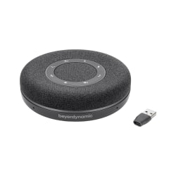 beyerdynamic SPACE Bluetooth/USB Personal Speakerphone, Charcoal