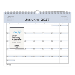 2027 Passages Standard Monthly Wall Calendar 15x12