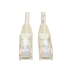 Eaton Tripp Lite Series Cat5e 350 MHz Snagless Molded (UTP) Ethernet Cable (RJ45 M/M), PoE - White, 3 ft. (0.91 m) - Patch cable - RJ-45 (M) to RJ-45 (M) - 3 ft - UTP - CAT 5e - IEEE 802.3ba - molded, snagless, stranded - white