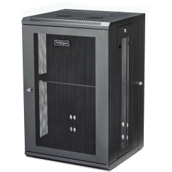 StarTech.com Wallmount Server Rack Cabinet - Hinged Enclosure - Wallmount Network Cabinet - 20 in. Deep - 18U - Use this wall mount network cabinet to mount your server or networking equipment to the wall with a hinged enclosure for easy access