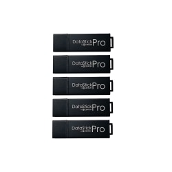 Centon DataStick Pro USB Flash Drives, USB 3.0, 32GB, Black, Pack Of 5, S1-U3P6-32G-5B