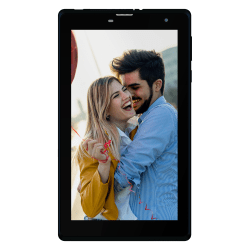 Hyundai HyTab 7WC1 Wi-Fi Tablet, 7" Screen, 1GB Memory, 32GB Storage, Android 10, Black, HT7WC1PBK